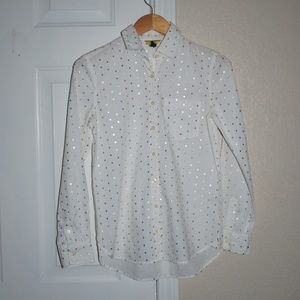 Prince & Fox by Aeropostale Polka Dot Career Butto